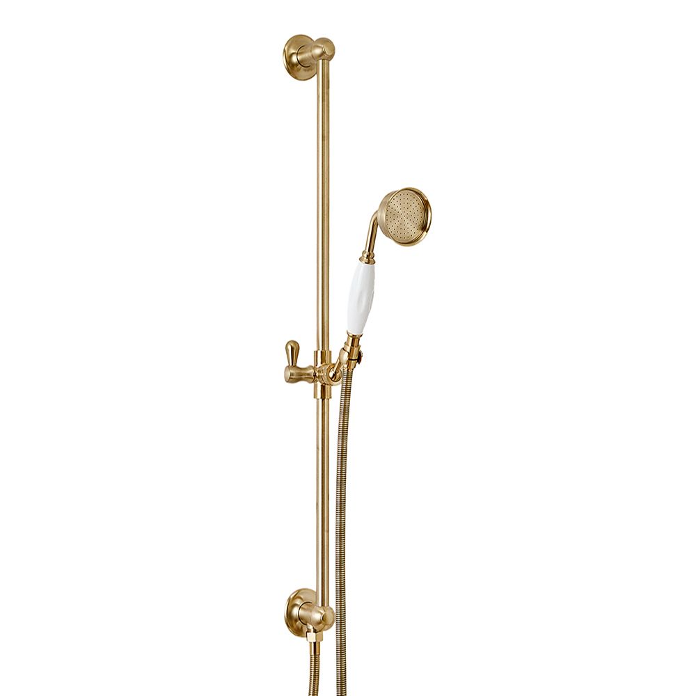 Milano Elizabeth Brushed Brass Traditional Triple Exposed