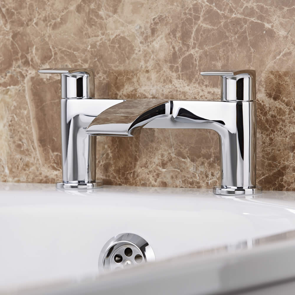 Milano Razor Chrome Bath Filler Tap