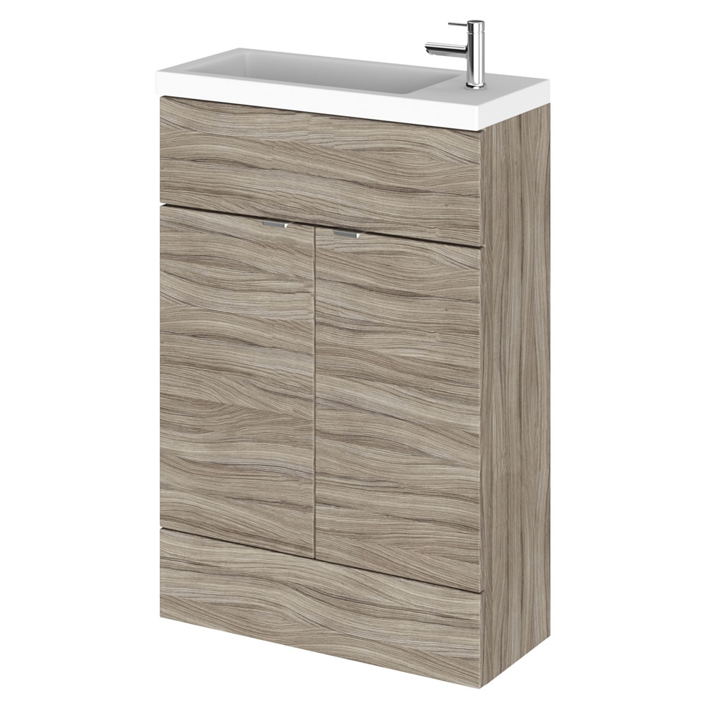 Hudson Reed Driftwood Cloakroom Vanity Unit 600mm x 235mm