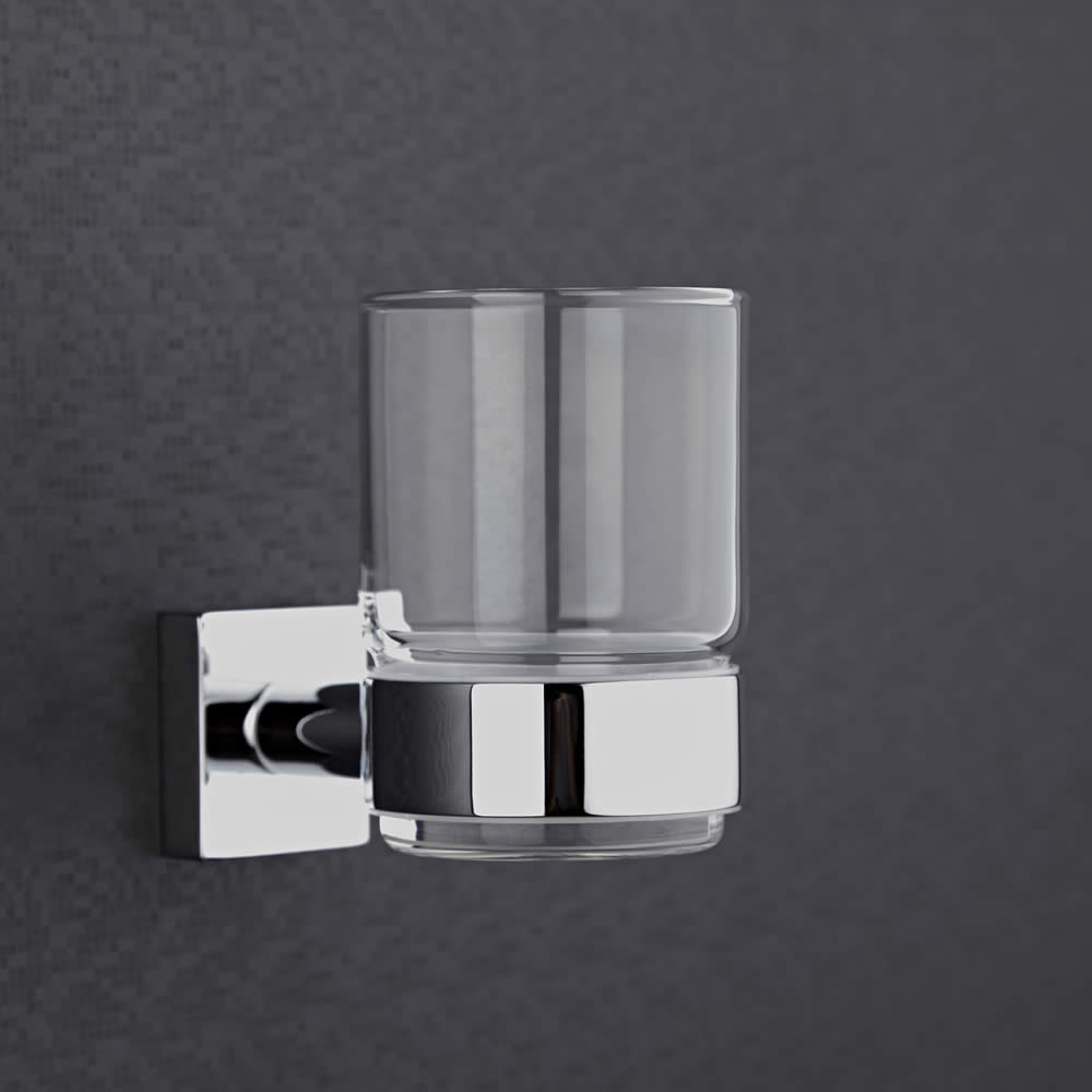 Milano Liso Chrome Tumbler Holder