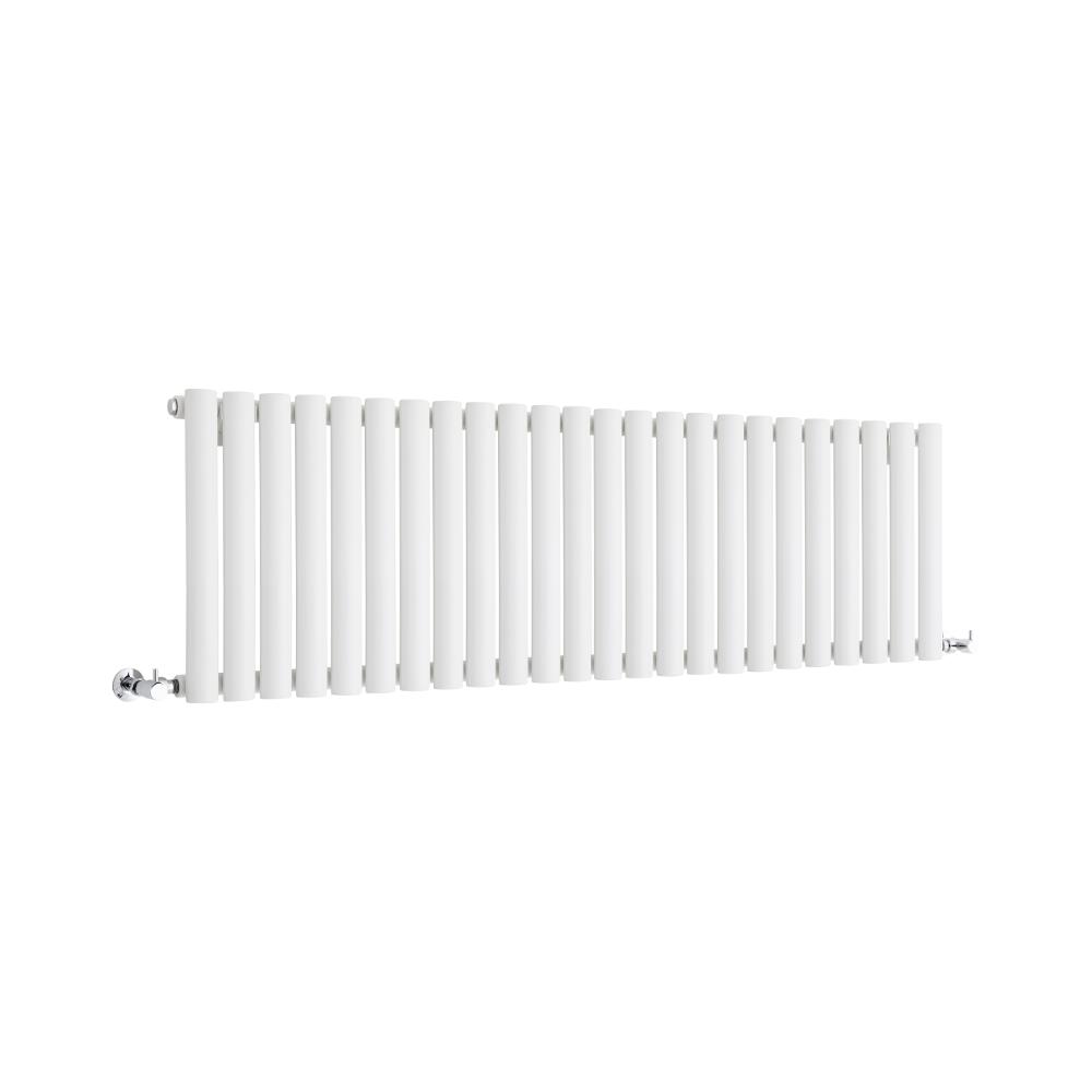 Milano Aruba - White Horizontal Designer Radiator 400mm x 1411mm