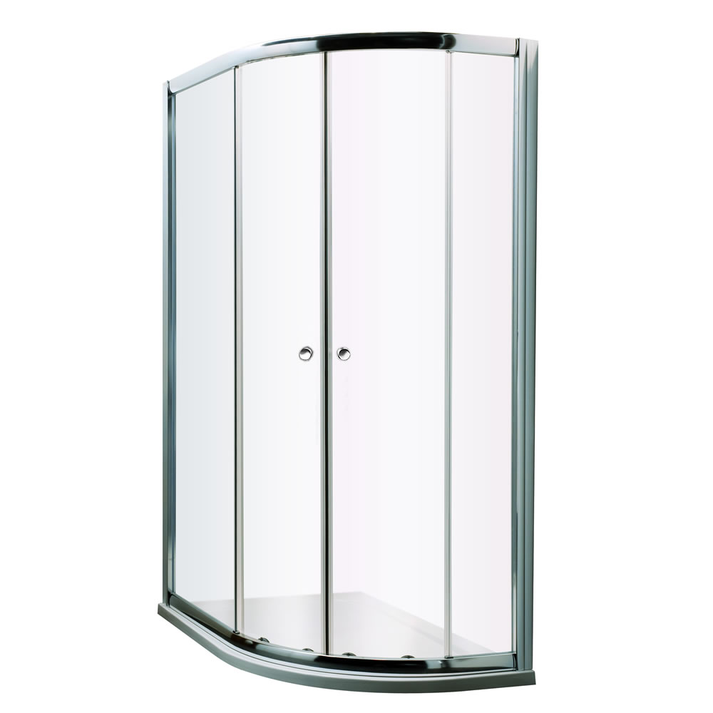 Milano Hutton 1200x800mm Offset Shower Enclosure 5mm