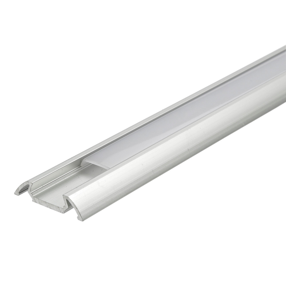 Biard Flat Aluminium Profile Cover and End Cap Set - 5 Pack