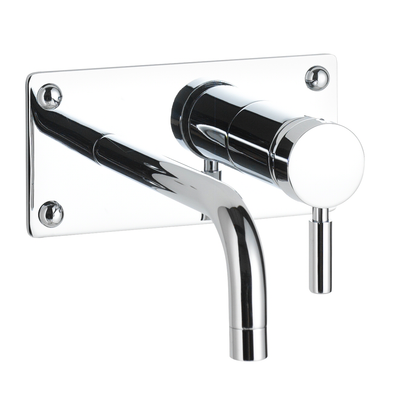 Milano Mirage Wall Mounted Single Lever Basin Filler