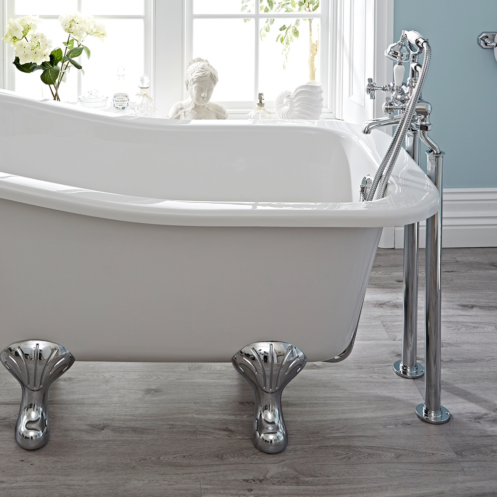 Hudson Reed Topaz Freestanding Bath Shower Mixer Tap