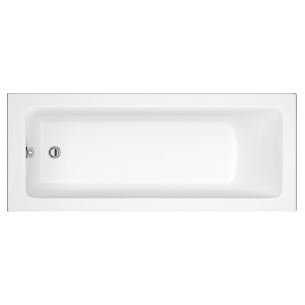 Milano Ice - 1800 x 800mm Single Ended Standard Bath