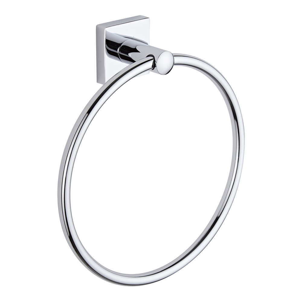 Milano Liso - Chrome Towel Ring