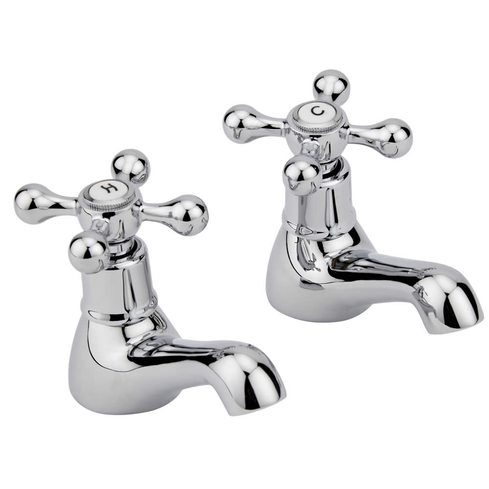Milano Crosshead Basin Pillar Taps