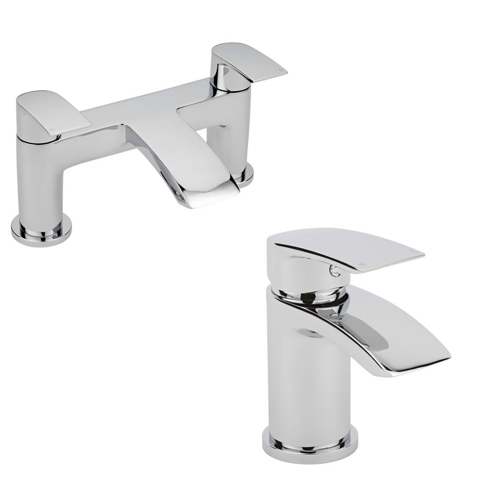 Milano Razor Basin & Bath Filler Tap Set