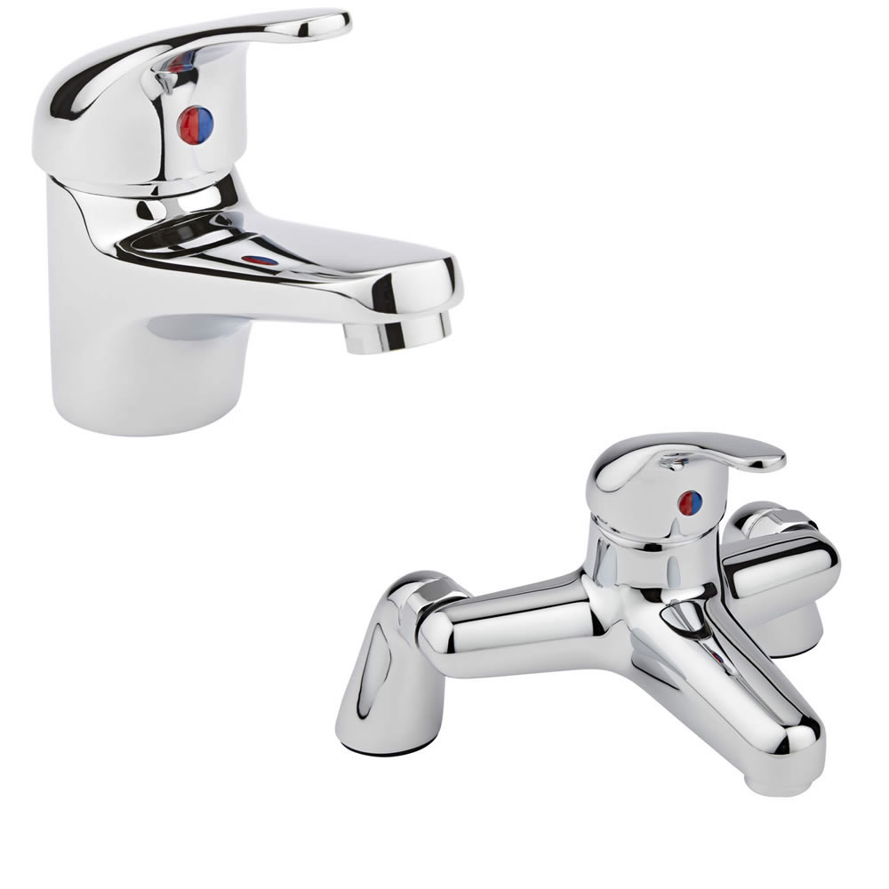 Milano Encore Basin & Bath Filler Tap Set