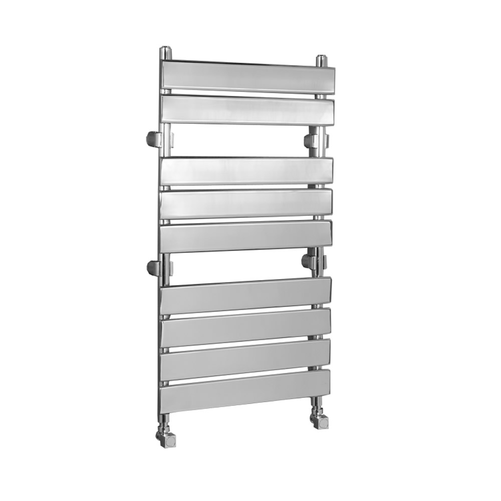 Kudox - Signelle Designer Flat Panel Chrome Plated Towel Radiator Rail 950mm x 500mm
