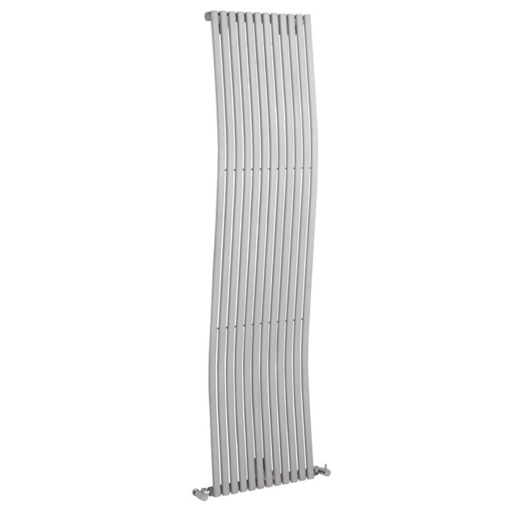 Milano Wave - Silver Designer Wave Radiator 1600mm x 460mm