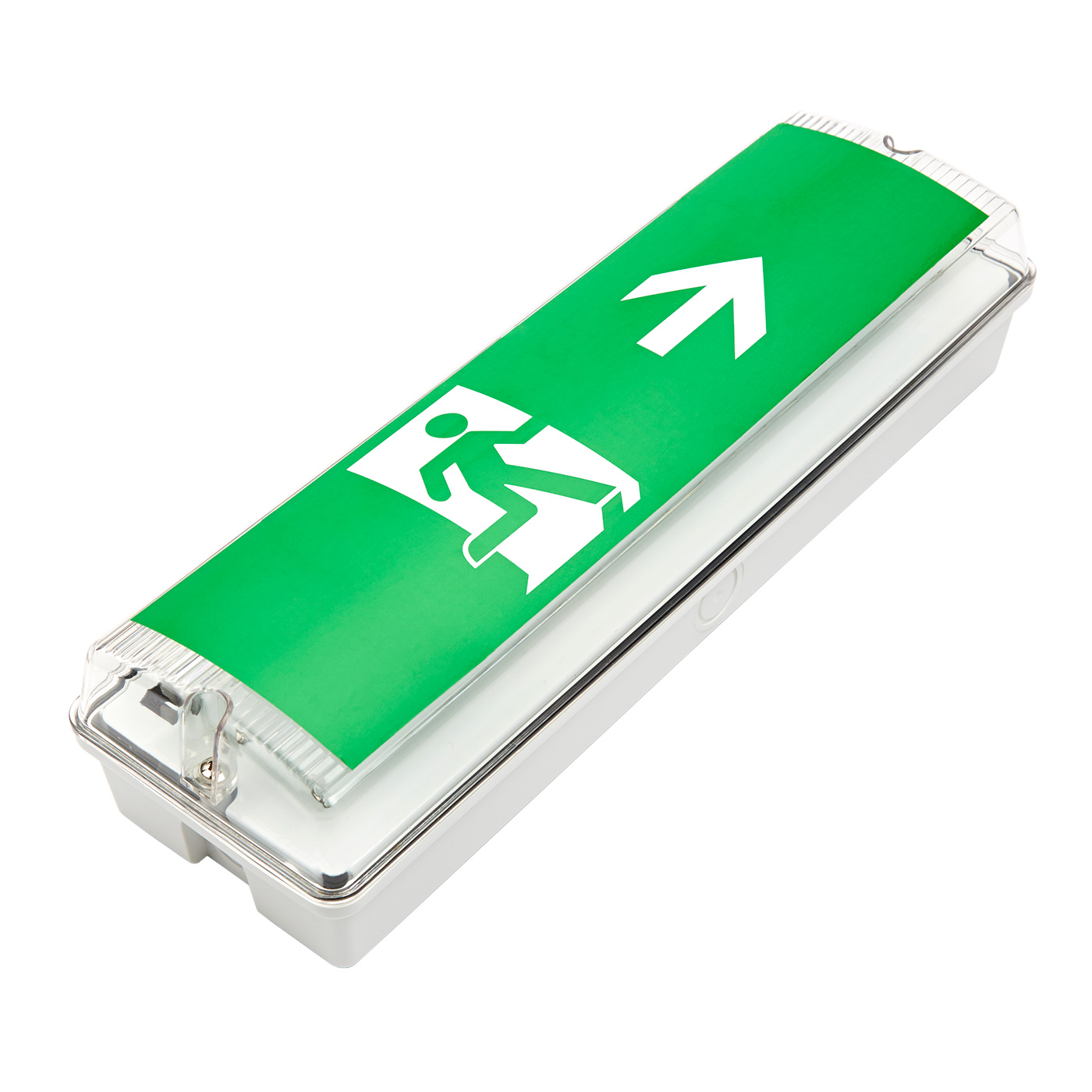 Biard LED 7.5W Emergency Bulkhead Exit Sign Maintained/Non-Maintained - Right Arrow