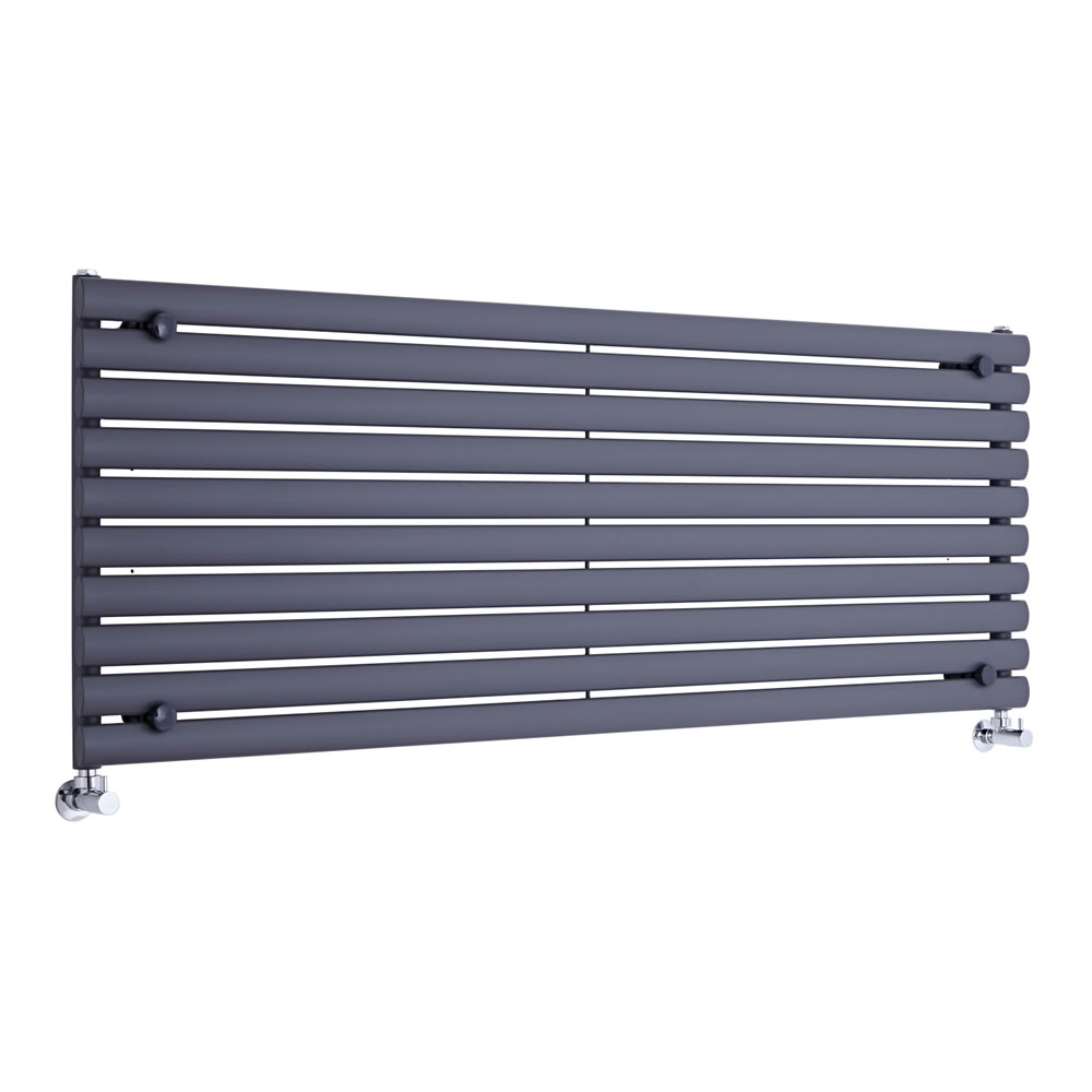 Milano Aruba - Anthracite Horizontal Designer Radiator 590mm x 1600mm