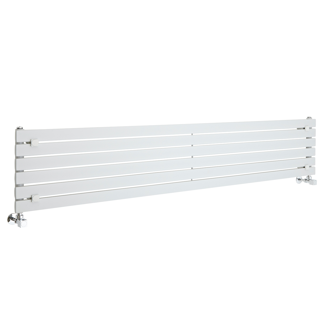 Milano Capri - White Flat Panel Horizontal Designer Radiator - 354mm x 1780mm
