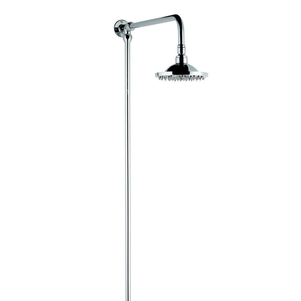 Chrome Traditional 18mm Rigid Riser Shower Kit