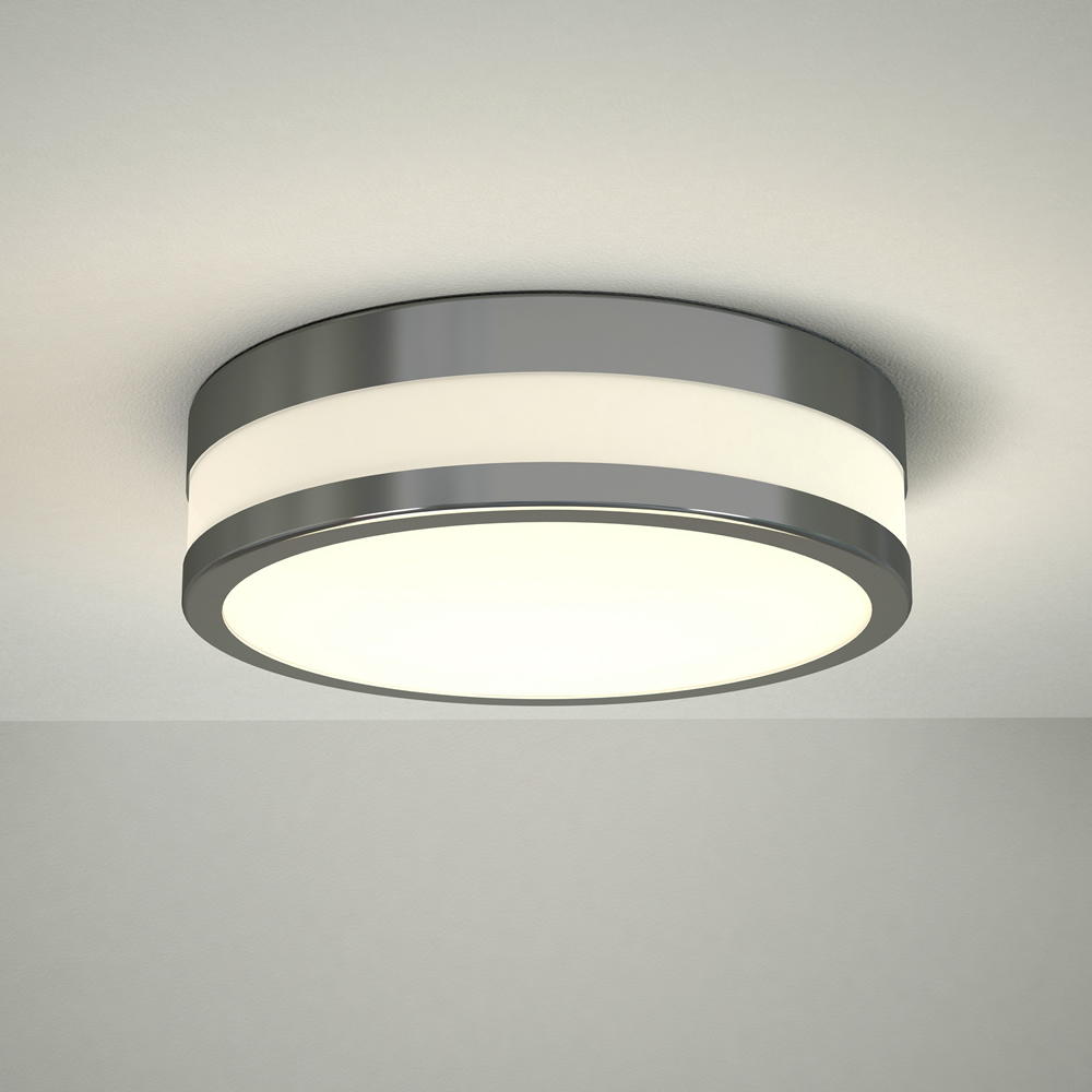 Milano Enns LED Bathroom Ceiling Light 230mm