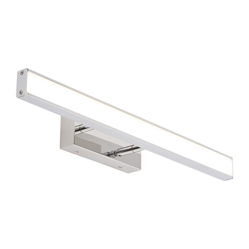 Biard Parade Adjustable LED Chrome Bathroom Over Mirror Light