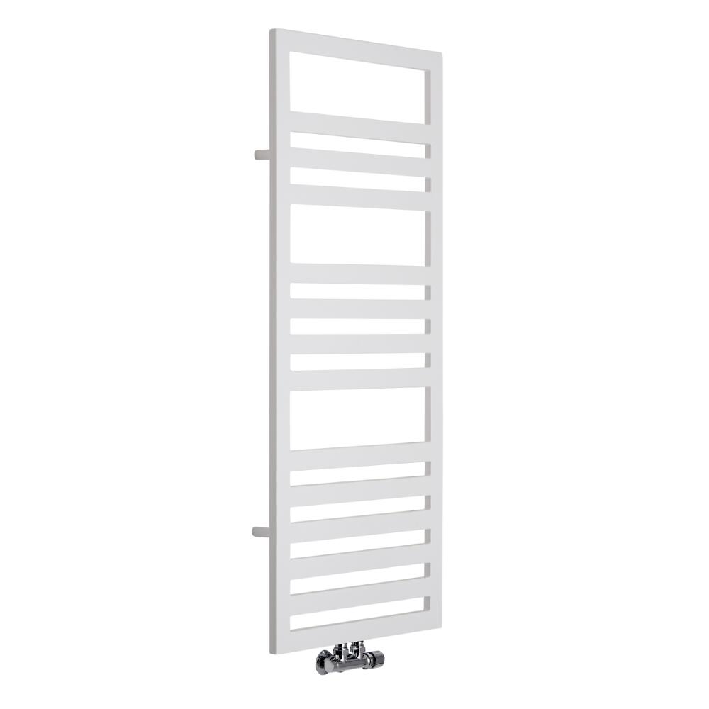Lazzarini Way - Urbino - White Designer Heated Towel Rail - 1200 x 500mm