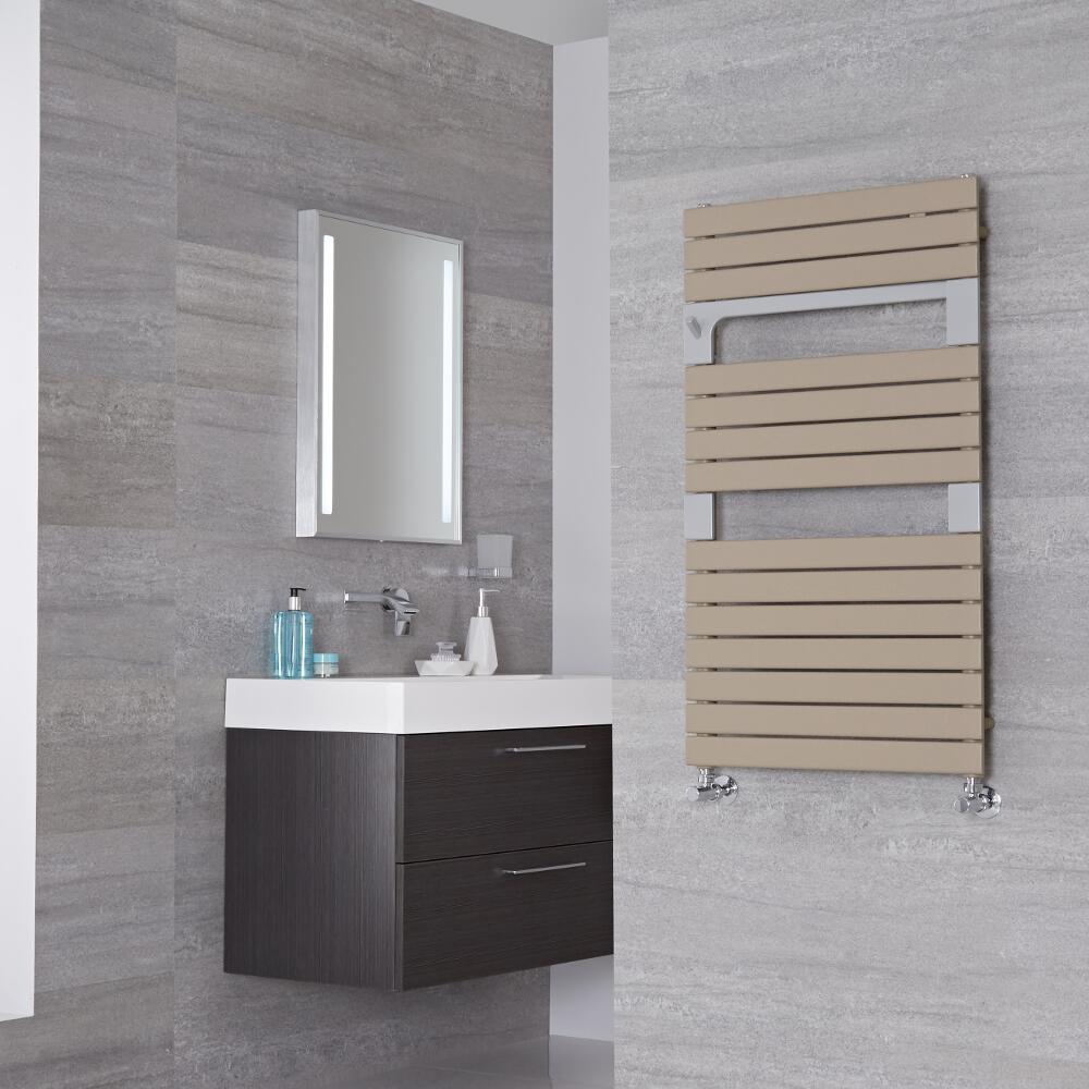 Lazzarini Way - Torino - Mineral Quartz Designer Heated Towel Rail - 952 x 550mm