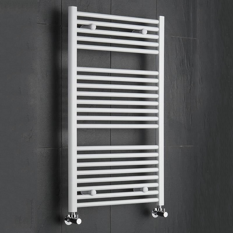 Sterling Premium White Flat Heated Towel Rail 1000mm x 600mm