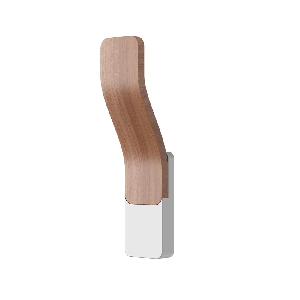Lazzarini Way - Magnetic Easy-Install Aluminium & Teak Towel Hook