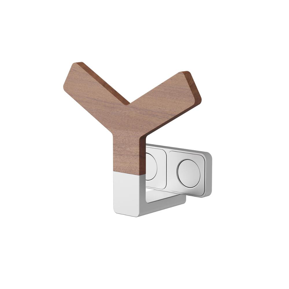Y Wood Holder for Designer Radiators and Towel Warmers