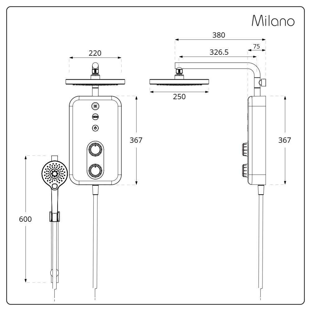 product dimensions