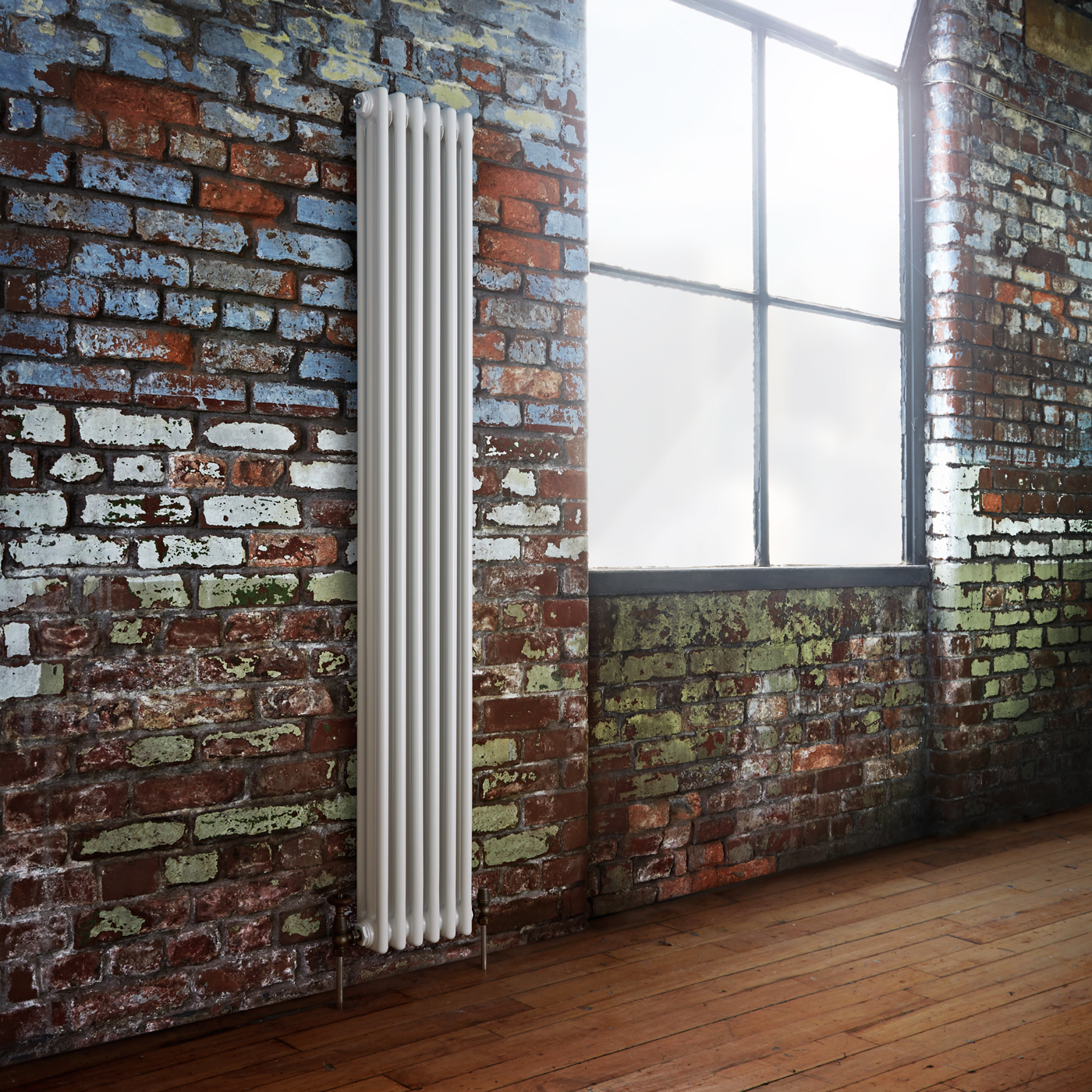 Milano Windsor - Traditional White Horizontal Column Radiator - 1800mm x 293mm (Triple Column)