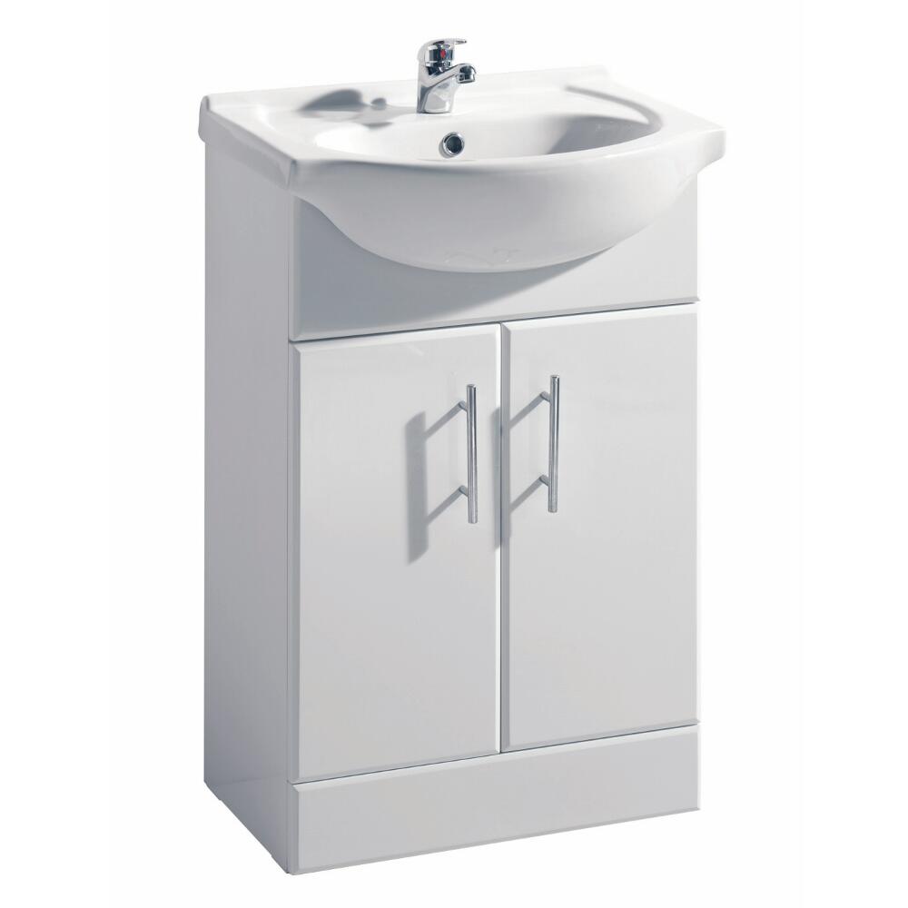 Premier 550mm x 300mm Vanity Unit Cabinet and Basin