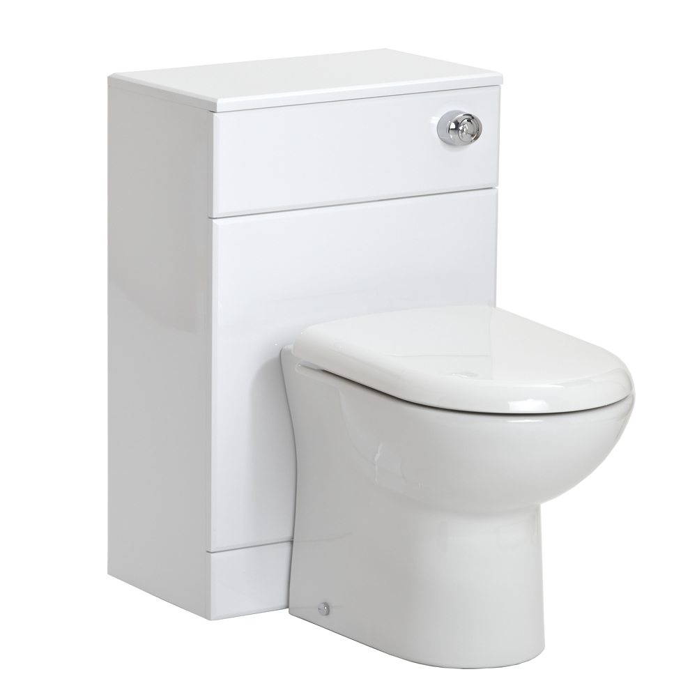 Premier Gloss White BTW Unit with Toilet , Cistern and Seat