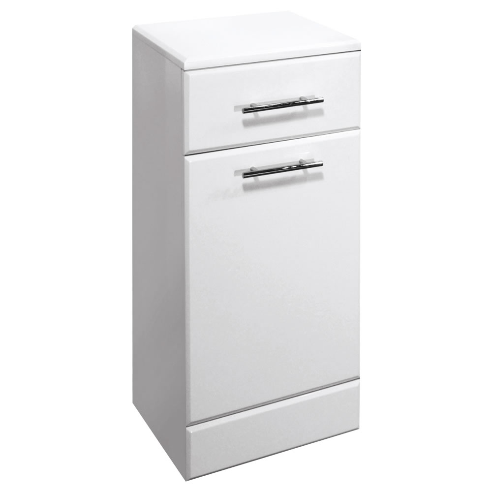 Premier 350x300mm Classic Laundry Unit Gloss White