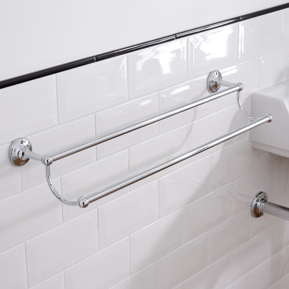 Milano Ambience Double Towel Rail