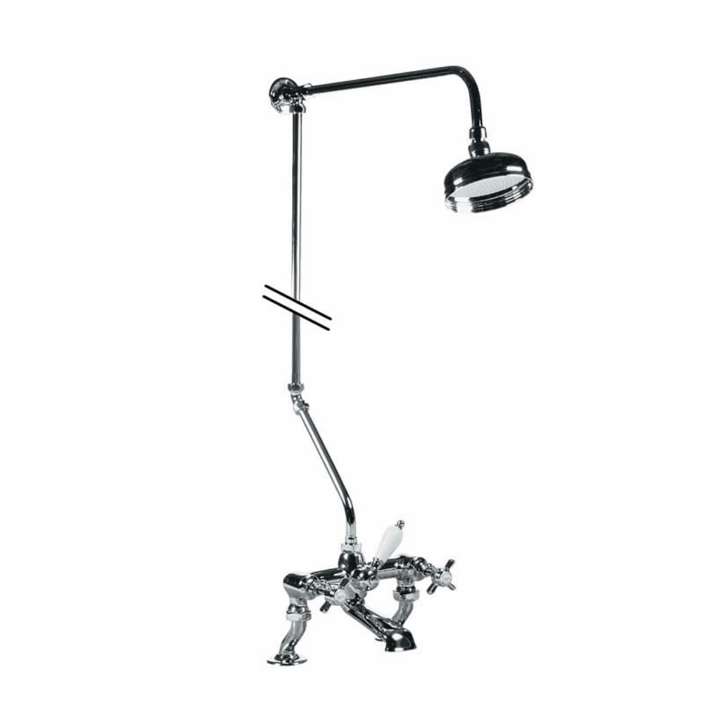 Ultra Traditional Rigid Riser Kit for Bath Shower Mixer