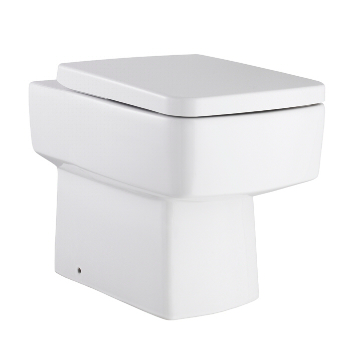 Milano Farington Back to Wall Toilet Pan with Seat