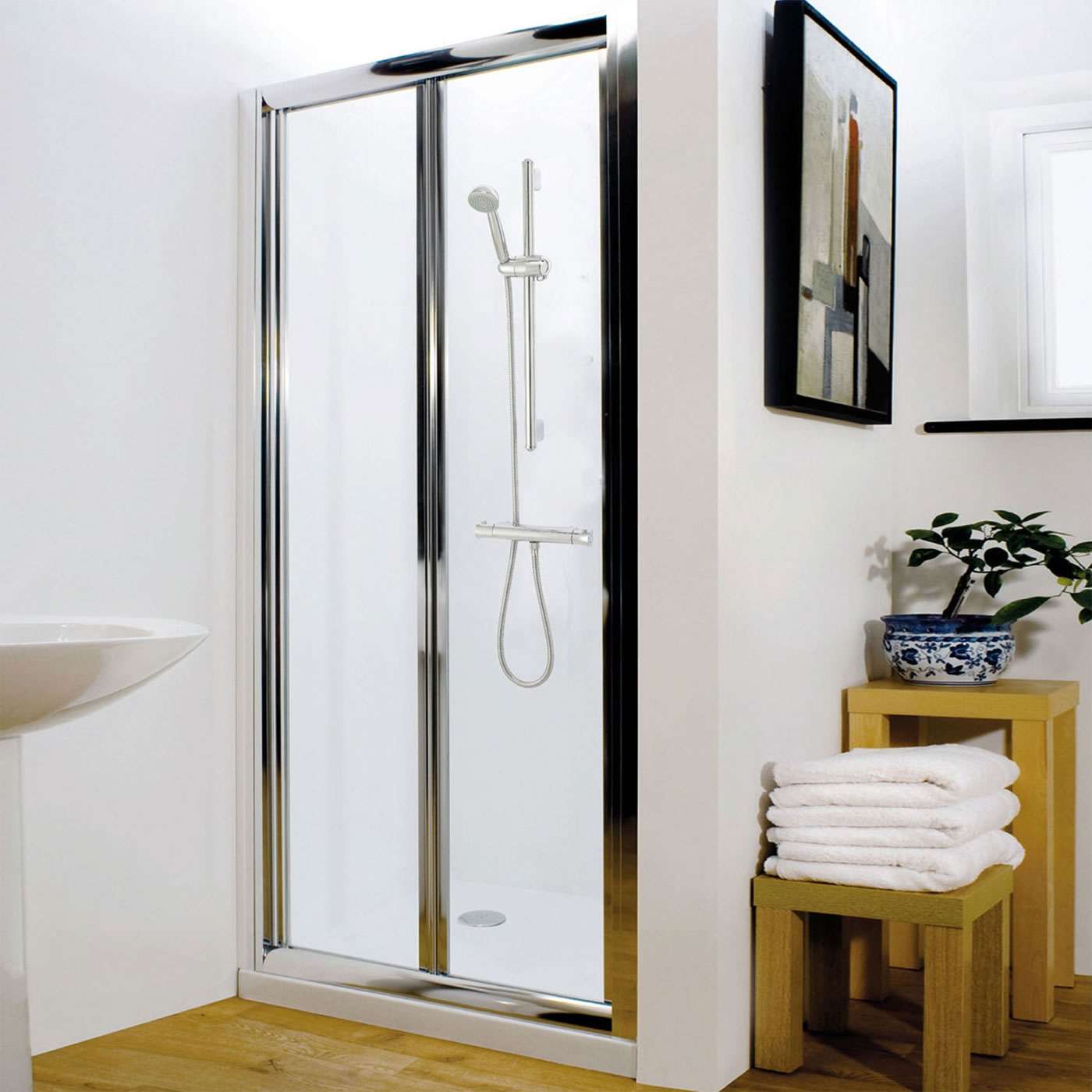 Pacific 1100mm Bi-Fold Shower Door