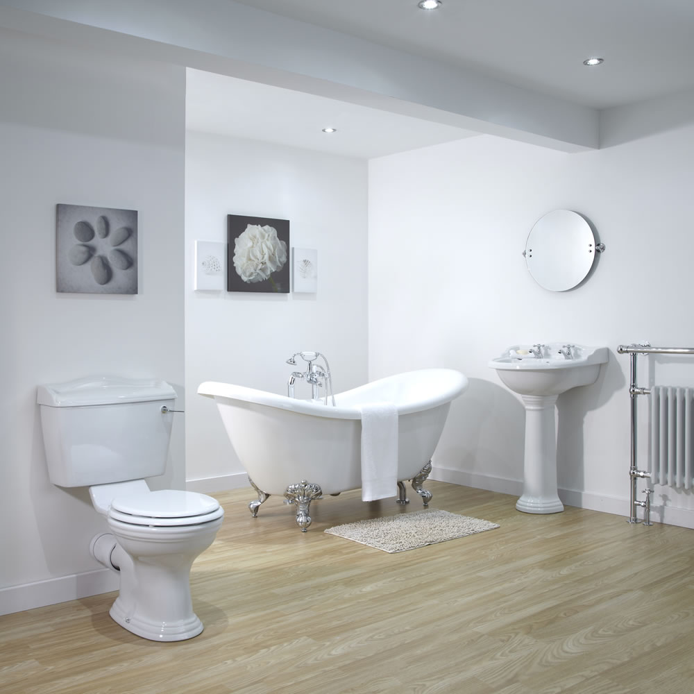 Premier Ryther Double Ended Slipper Bath Suite