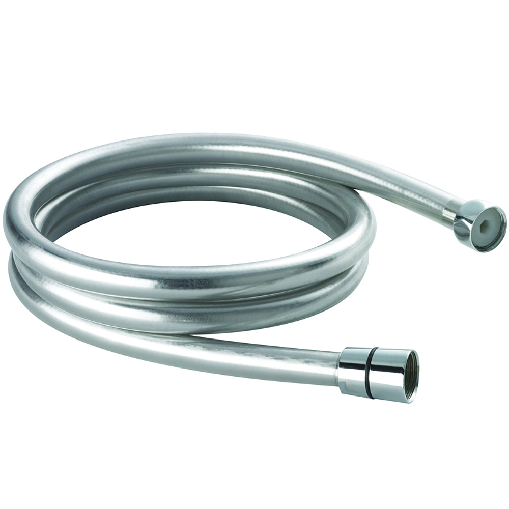 Hudson Reed Smooth Shower Hose Silver Flex 1.5m