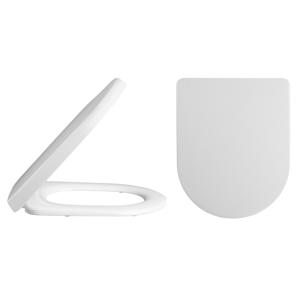 Milano Ballam Luxury D-Shape Soft Close Toilet Seat