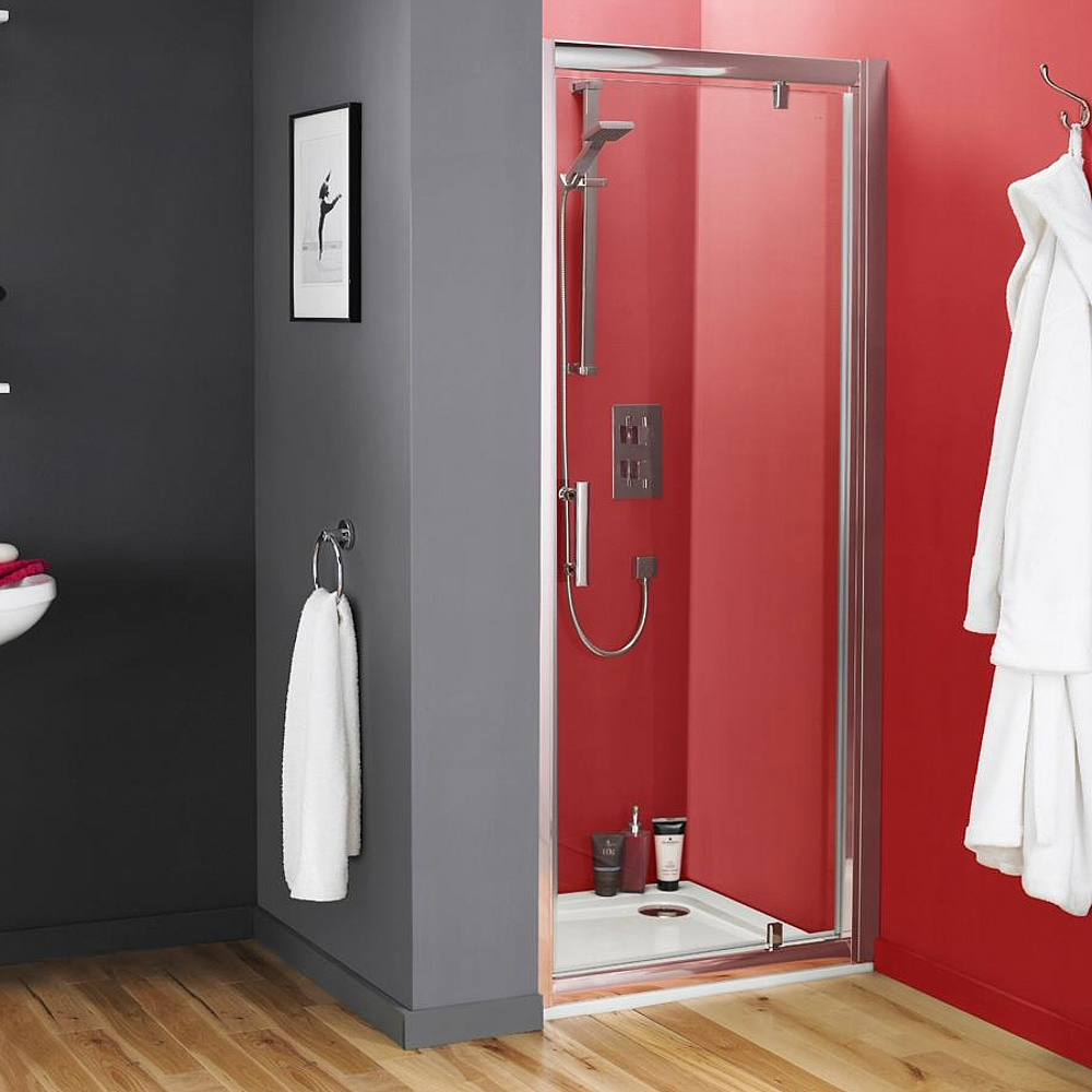 Premier Pacific Pivot Shower Door 900mm