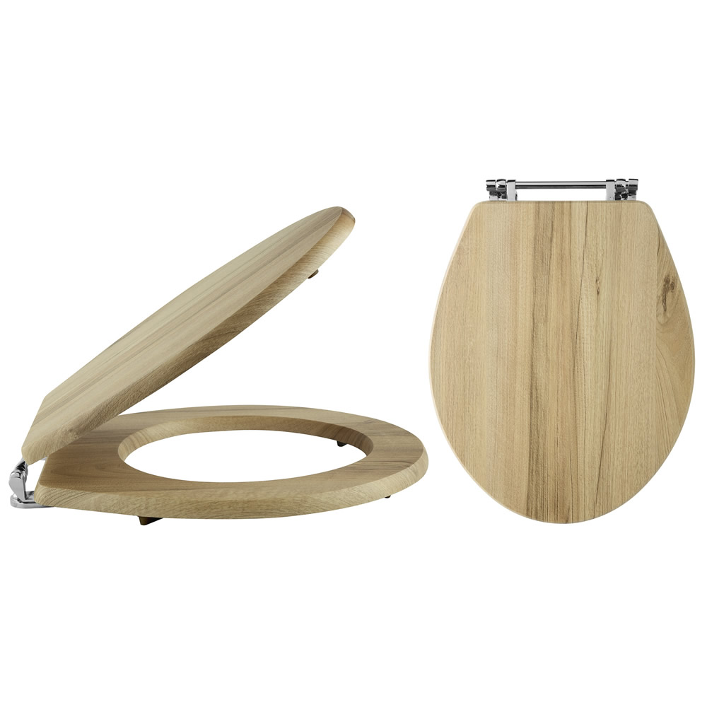 Natural Walnut Richmond Toilet Seat