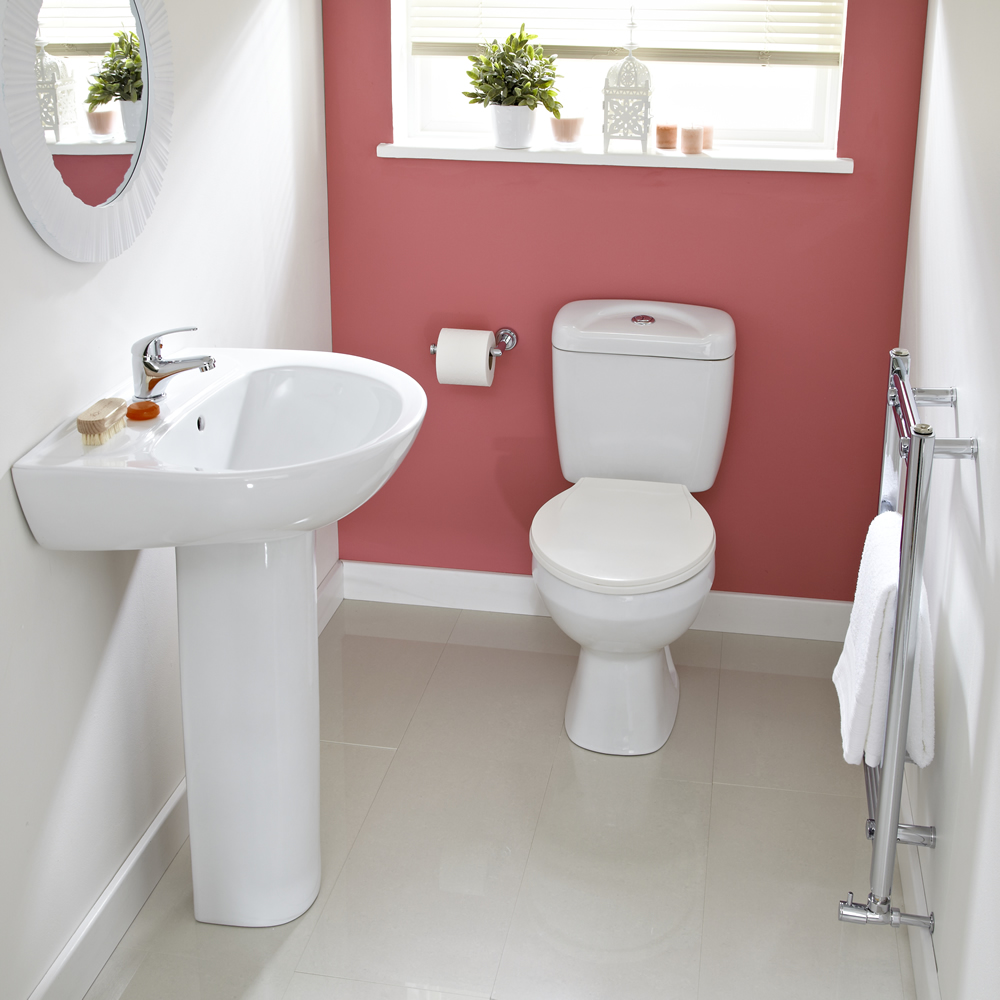 Premier Melbourne Modern Toilet and Basin Set