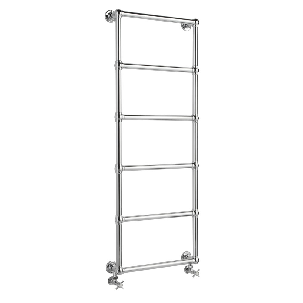 Hudson Reed Countess - Chrome Traditional Minimalist Heated Towel Rail 1550mm x 600mm