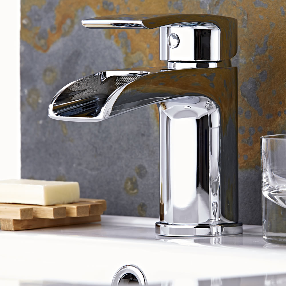 Milano Waterfall Mono Basin Mixer Tap
