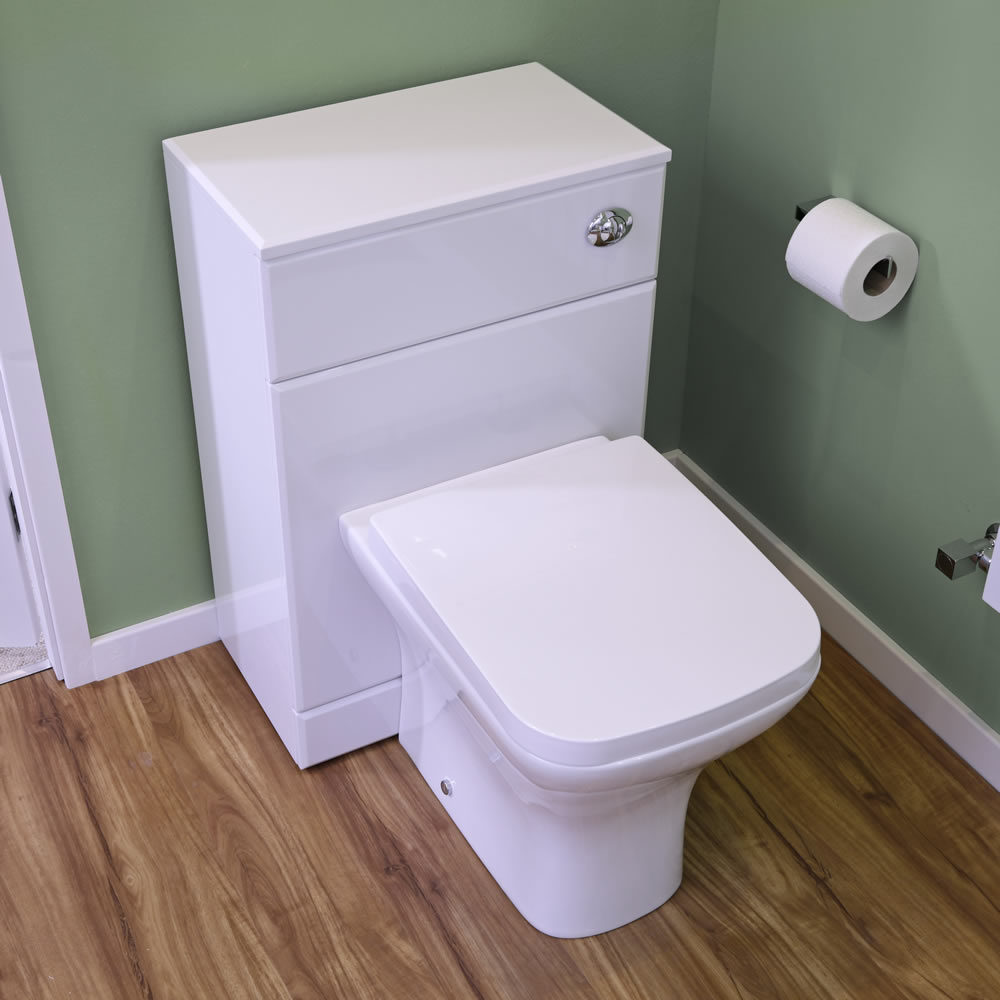 Milano Longton Back to Wall Toilet with Soft Close Seat
