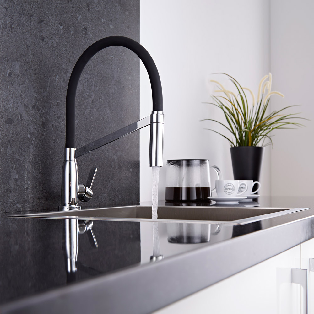 Milano Modern Monobloc Kitchen Sink Mixer Tap