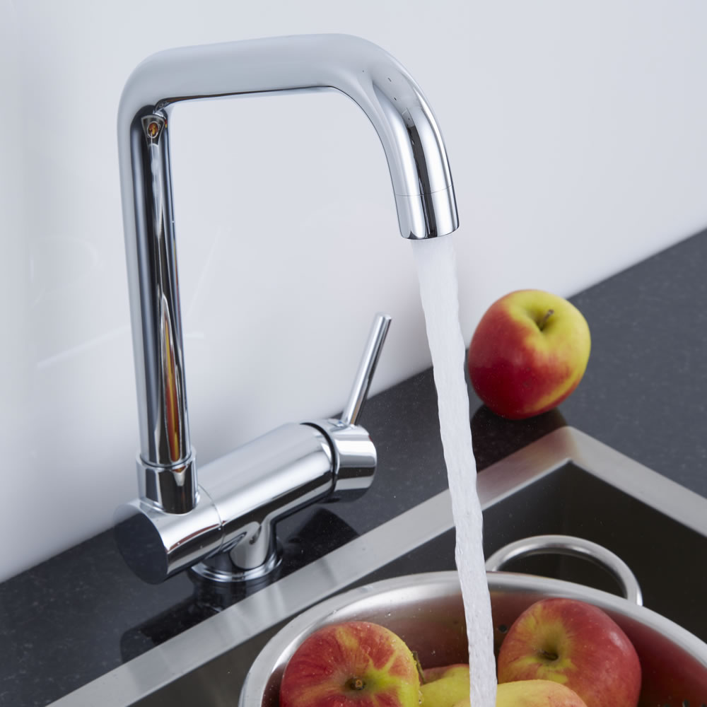 Milano Folding Monobloc Kitchen Mixer Tap