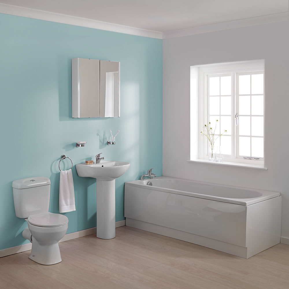 Premier Melbourne 1700mm Straight Bathroom Suite