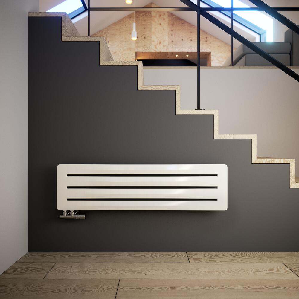 Terma Aero - White Horiztonal Designer Radiator 325mm x 1200mm