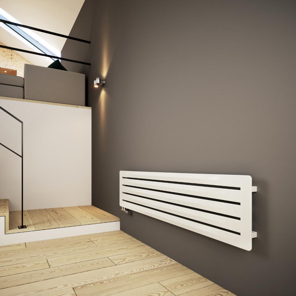 Terma Aero - White Horizontal Designer Radiator 410mm x 1800mm